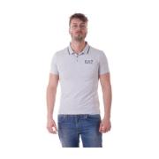 Emporio Armani EA7 Polo Shirts Gray, Herr