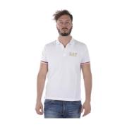 Emporio Armani EA7 Klassisk Polo Skjorta White, Herr