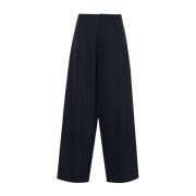 Philosophy di Lorenzo Serafini Wide Trousers Blue, Dam