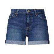 7 For All Mankind Denim Shorts Blue, Dam