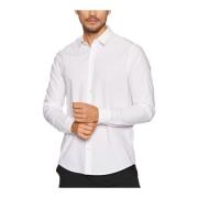 Calvin Klein Long Sleeve Tops White, Herr