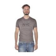 Emporio Armani Casual Logo Print T-shirt Gray, Herr