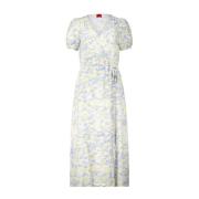 Hugo Boss Midi Dresses White, Dam