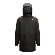 K-Way Thomas Bonded Vadderad Parkas Black, Herr