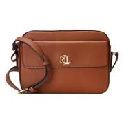 Ralph Lauren Brun Läder Marcy Kameraväska Brown, Dam