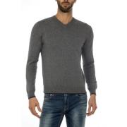 Armani Jeans Mysig Stickad Tröja Gray, Herr