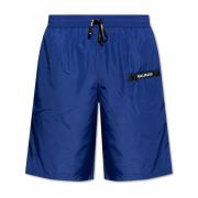 Balmain Badshorts med logotyp Blue, Herr