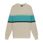 Lyle & Scott Round-neck Knitwear Beige, Herr