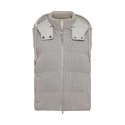 Brunello Cucinelli Vests Gray, Dam