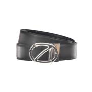 Ermenegildo Zegna Belts Black, Herr