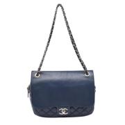 Chanel Vintage Pre-owned Laeder chanel-vskor Blue, Dam