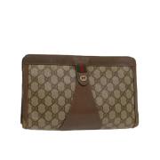 Gucci Vintage Pre-owned Laeder gucci-vskor Beige, Dam