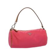 Prada Vintage Pre-owned Nylon prada-vskor Pink, Dam