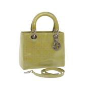 Dior Vintage Pre-owned Laeder handvskor Green, Dam