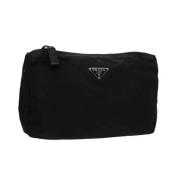 Prada Vintage Pre-owned Nylon prada-vskor Black, Dam