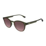 Maui Jim Hiehie Rs636-15 Shiny Trans Green Sunglasses Green, Unisex