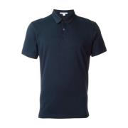James Perse Polo Shirts Blue, Herr