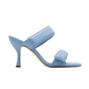 Gia Borghini High Heel Sandals Blue, Dam