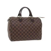 Louis Vuitton Vintage Pre-owned Canvas handvskor Brown, Dam