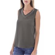 Molly Bracken Sleeveless Tops Green, Dam