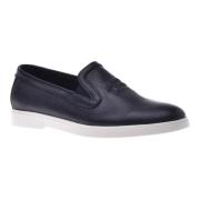 Baldinini Loafer in dark blue tumbled leather Blue, Herr