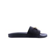 Versace Dam Pool Slide Sandaler Black, Dam