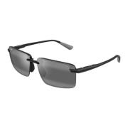 Maui Jim Laulima 626-02 Matte Black Sunglasses Black, Unisex