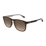 Maui Jim Kupaa Hs641-10 Shiny Dark Havana w/Trans Yllw Solglasögon Bro...