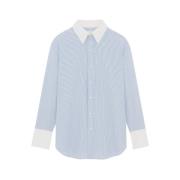 Saint Laurent Casual Shirts Blue, Dam