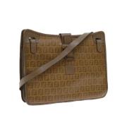 Fendi Vintage Pre-owned Tyg fendi-vskor Brown, Dam