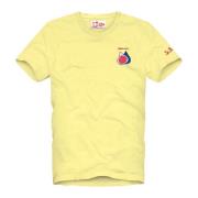 MC2 Saint Barth T-Shirts Yellow, Herr