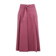 Drumohr Midi Skirts Purple, Dam