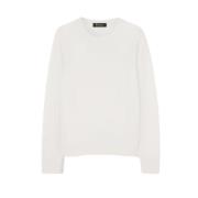 Loro Piana Round-neck Knitwear White, Dam