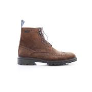 Van Bommel Klassisk Cognac Mocka Brogue Boot Brown, Herr