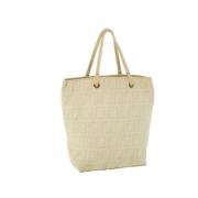 Fendi Vintage Pre-owned Canvas fendi-vskor Beige, Dam