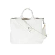 Prada Vintage Pre-owned Canvas prada-vskor White, Dam