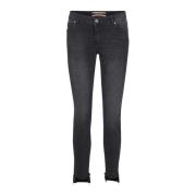 MOS MOSH Svarta Jeans Sumner Step Black, Dam