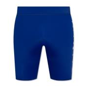 Balmain Badshorts med logotyp Blue, Herr