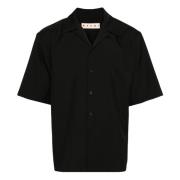 Marni Short Sleeve Shirts Black, Herr