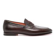 Santoni Loafers Brown, Herr