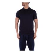 Emporio Armani Polo Shirts Blue, Herr