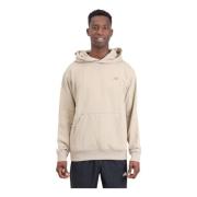 New Balance Beige French Terry Hoodie Athletics Beige, Herr