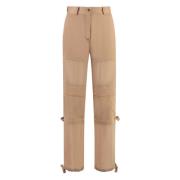 Pinko Trousers Beige, Dam