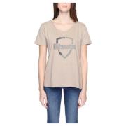 Blauer T-Shirts Beige, Dam