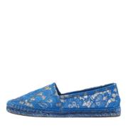 Dolce & Gabbana Pre-owned Pre-owned Spets lgskor Blue, Dam