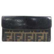 Fendi Vintage Pre-owned Canvas plnbcker Brown, Dam