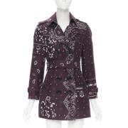 Burberry Vintage Pre-owned Silke ytterklder Purple, Dam