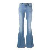 Liu Jo Retro Flared Boot-cut Jeans Blue, Dam