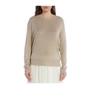 Liu Jo Round-neck Knitwear Beige, Dam