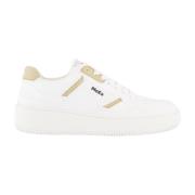 MoEa Vita Sneakers för Damer White, Dam